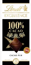 Lindt Excellence 100% Cacao Pur (50g)