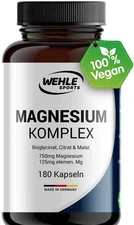 Wehle Sports Magnesium Komplex Kapseln (180 Stk.)