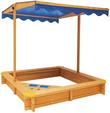 Playtive Sandkasten mit Dach und Eisdiele