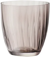 Bohemia Cristal Wasserglas Kuppa 260ml rauchbraun 6er Set