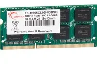 G.Skill 4GB SO-DIMM DDR3 PC3-8500 (F3-8500CL7S-4GBSQ) CL7