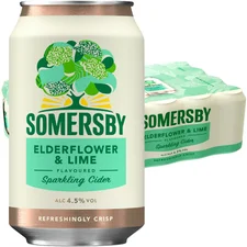 Carlsberg Somersby Elderflower & Lime Cider Dosen 24x0,33l