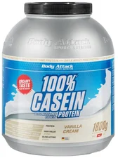 Body Attack 100% Casein Protein 1800g Natural