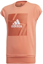 Adidas Branded T-Shirt Kids semi coral/white (FM5836)