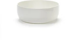 Serax Base Frühstücksschale mit niedrigem Rand weiß 16cm