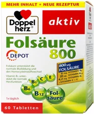 Doppelherz aktiv Folsäure 800 Depot Tabletten (60 Stk.)