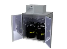 hefa Fasskühler FK 4 Typ 3 H steckerfertig Edelstahl (WS 1.4016) für 4 Fässer 50 Liter zerlegbar