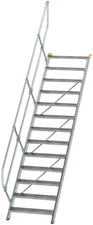 Steigtechnik Aluminium-Treppe Stufen 45° 13 Stufen (300273)