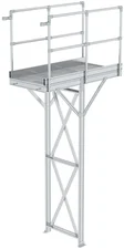 Steigtechnik Laufsteg-Modul-Belag Stahl-Gitterrost Plattformlänge 1,87 m (332011)