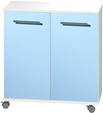 Waschbeckenunterschrank blau