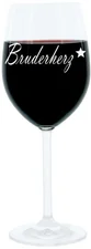 Leonardo Weinglas mit Gravur, Bruderherz, 400 ml