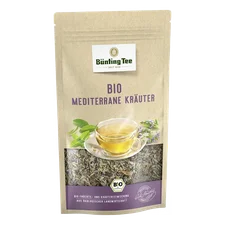 Goldmännchen Tee Bio Mediterrane Kräuter  loser Tee (80g)