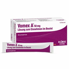 Klinge Pharma Vomex A 50mg Lösung zum Einnehmen (12 Beutel)