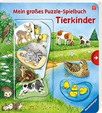 Ravensburger Mein großes Puzzle-Spielbuch: Tierkinder