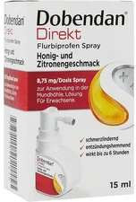Reckitt Benckiser Dobendan Direkt Flurbiprofen Spray Honig & Zitrone (15ml)