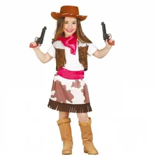 Guirca cowgirl child dress up costume