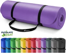 DWD-Company TRESKO® Yoga Mat 190x100x1,5 cm purple