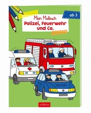 Ars Edition Mein Malbuch Polizei Feuerwehr und Co
