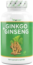 Vit4ever Ginkgo + Ginseng Tabletten (365 Stk.)