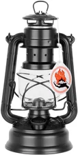Feuerhand Petroleumlampe Sturmlaterne (mattschwarz)