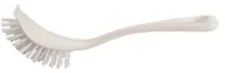Haug rondo Spülbürste oval, Besatz: mit Kratzer, Nylon 6,6 weiß