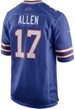 Nike Josh Allen Buffalo Bills Shirt (67NMBBGH81F2NH) old royal