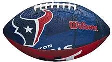 Wilson Houston Texans Junior Football (WTF1534XBHU) blue/red