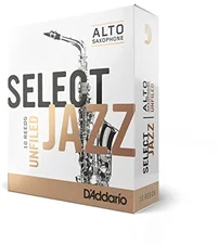 RICO Select Jazz Unfiled Blätter Alt Saxophon, 10er Box