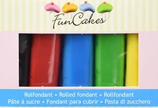 FunCakes Rolfondant Multipack Essential Colours (5x100g)