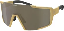 Scott Shield Sunglasses Gold Bronze