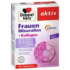 Doppelherz Frauen Mineralien + Kollagen Tabletten (30 Stk.)