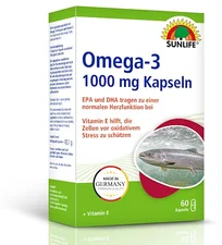 Sunlife Omega-3 Fischöl Kapseln (60 Stk.)