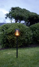 Star Trading Flame LED Solar-Gartenfackel 57cm schwarz (480-05)