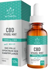 Vitadol CBD 10% Mint 1000mg Tropfen (10ml)