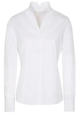 eterna Mode Classic Jacquard Blouse (7001) white