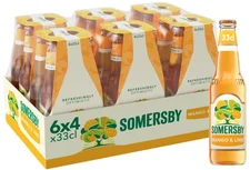 Carlsberg Somersby Mango & Lime Cider Flaschen 24x0,33l