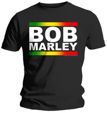 Rock Off Trade Bob Marley Rasta Band Block T Shirt XL