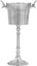 vidaXL Champagne bucket Solid aluminum Silver