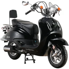 Flex-Tech Motorroller Firenze 125 ccm, schwarz