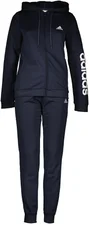 Adidas Essentials Logo French Terry Tracksuit Women (H07869) legend ink/white
