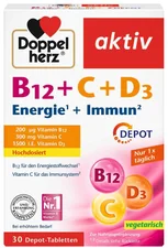 Doppelherz aktiv B12 + C + D3 Depot aktiv Tabletten