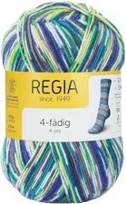 Regia 4-fädig Color 100 g pfau (07205)