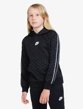 Nike Sportswear Older Boys' Hoodie (DM4691) black/dark smoke grey/white