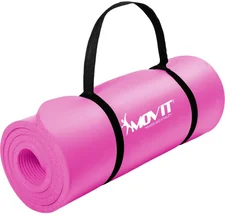 Movit Yoga Mat 190 x 60 x 1,5 cm pink