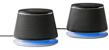Amazon PC-Lautsprecher mit dynamischem Sound, USB-Betrieb (schwarz)