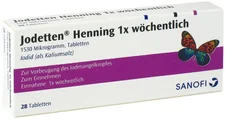Sanofi-Aventis Jodetten Henning 1x Wöchentlich Tabletten (PZN 271006)