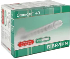 B. Braun Omnican 40 1,0ml Insulinspritze U-40 0,30x12mm (PZN 0465124)