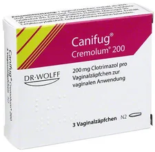 Dr. August Wolff Canifug Cremolum 200 Vaginalsuppos. (PZN 6349933)