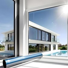 MARAPON® Sonnenschutzfolie Fenster innen [60x200 cm] Fensterfolie