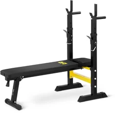 Gymrex Weight bench with two bar supports